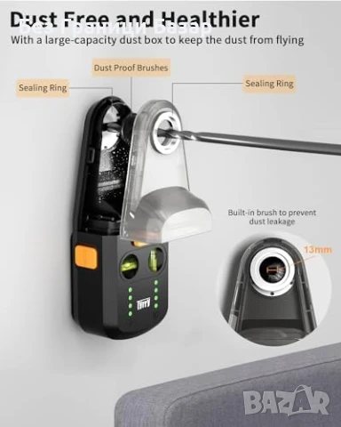 Нов лазерен нивелир за пробиване, рамки, монтаж, DIY ремонт, майстор, снимка 4 - Измервателни инструменти - 51118454