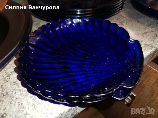 Уникален син комплект за хранене , снимка 2 - Сервизи - 40167598