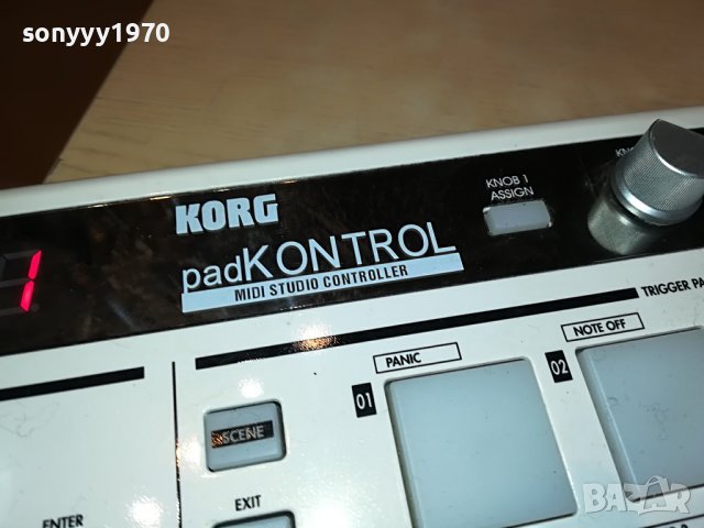 KORG PAD KONTROL-MIDI STUDIO CONTROLLER-ENGLAND 2311221405, снимка 10 - Ресийвъри, усилватели, смесителни пултове - 38770110