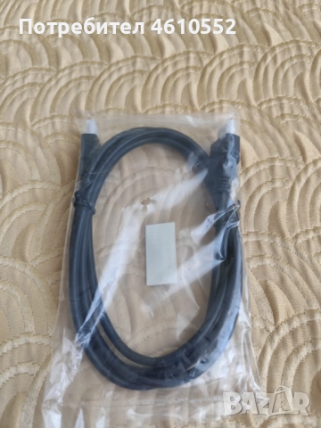 Нов черен HDMI кабел