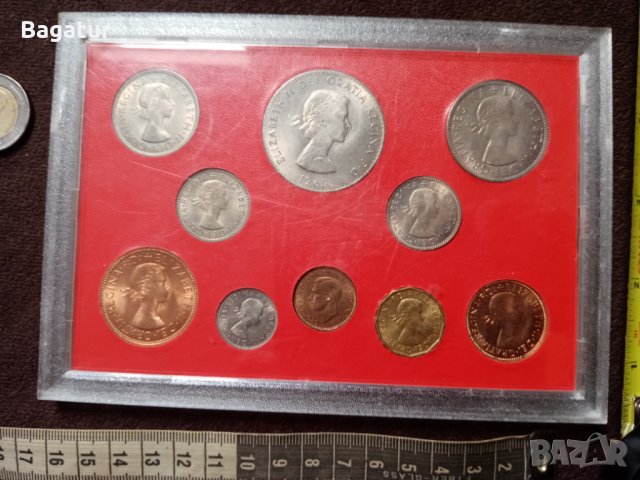 Лот,гланц,UNC,Англия,1965-67, Чърчил, монети, снимка 3 - Нумизматика и бонистика - 43377762