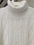 Красив модерен пуловер,памук, снимка 1 - Блузи с дълъг ръкав и пуловери - 26935144