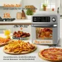 Нов HYSapientia® 15L Въздушна Фурна 10 в 1 - 1700W Електрически Грил, снимка 5