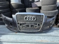 Предна броня с решетка Audi A6 C6 4F. Ауди А6. 04-11г. , снимка 1