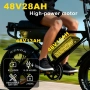 НОВО!!! Електрически FAT BIKE VOMO X90 Max 500W 48V/28AH, снимка 9