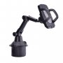 Поставка за телефон Automat 210, Поставка с регулируема основа, Черен, снимка 2