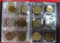 Колекция различни на вид монети в класьор 60 брОЯ, снимка 8