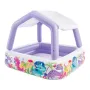 Детски надуваем басейн Intex Sun Shade, 157 х 157 см, PVC, с сенник, морски животни, снимка 3