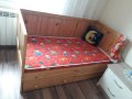 Дървено детско/ бебешко легло