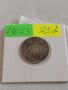 Сребърна монета 1 лев 1910г. Царство България Цар Фердинанд първи 43023