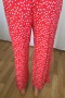 С размер Нов Дамски Панталон Monki с етикети Червен Бял Флорален на Цветя, снимка 16