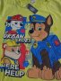 Къси паанталонки и и блузка, детски комплект с картинка пес патрул 