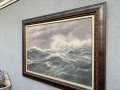 Голяма картина от Анатолий Панагонов (Бурно море край Калиакра), снимка 2
