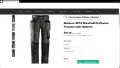 Snickers 3212 Dura Twill Craftsmen Trousers With Holsters размер 52 / L работен панталон W4-286, снимка 2