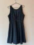 H&M Черна разкроена рокля с блестящи нишки 🖤 , снимка 3
