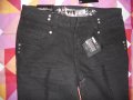 Нови Дамски Дънки Оригинал Черни с накъсани крачоли  р. С  р. М, снимка 2