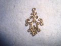 МЕСИНГОВА АЖУРНА АРТ БАРОКОВА ВИСУЛКА МЕДАЛЬОНЧЕ 12267, снимка 5
