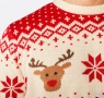 Коледен пуловер с елени, снимка 2