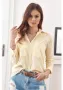 Дамска риза с дълъг ръкав в жълт цвят MP25901 FASARDI, снимка 1