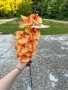 Изкуствени орхидеи – стрък с 8 цвята  , снимка 3