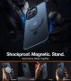 Tech MD калъф за iPhone 15 Pro Max, стойка с пръстен, 6,7" черен, снимка 2