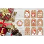 ПРОМОЦИЯ Етикети от крафт хартия с коледни мотиви CMD-GIFT TAG X00183Y543, снимка 5