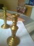 Английски Бронзови Свещници, снимка 2