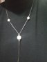 Дамско сребърно колие, снимка 2