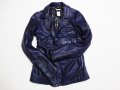 Намалено! G-star Essentials Limited Edition DK Blue Leather Jkt Кожено Яке Естествена Кожа, снимка 4