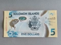 Банкнота - Соломонови острови - 5 долара UNC | 2019г., снимка 1
