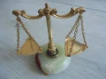 № 8131 Стар декоративен винтидж кантар / везна , снимка 3