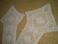 Винтидж плетена на една кука дантела от 30-те години на миналия век, продълговата покривка за маса, , снимка 2