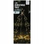 Метално LED коледно дърво, Sonem, 120 см, 185 LED