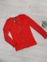рРазпродажба Нова червена блузка с цип, снимка 1 - Блузи с дълъг ръкав и пуловери - 40292593
