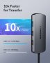 MAVINEX USB C хъб 8 в 1, 4K HDMI, USB C, USB 3.0, 2хUSB 2.0, SD/Micro SD четец на карти, 100 W USB , снимка 6