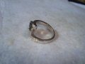 СРЕБРИСТ СКЪПОЦЕНЕН МОДЕН ПРЪСТЕН от БЛАГОРОДНА СТОМАНА с ФАСЕТИРАНИ КРИСТАЛИ 29453, снимка 5