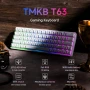 TMKB T63 механична клавиатура с Blue Switch, Bluetooth / 2.4G, снимка 7