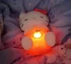 Плюшена дишаща играчка Кити/Видра/Зайче с музика и светлина, снимка 4