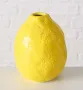 Ваза "Лимон"-9х12 см./керамична ваза/жълта ваза, снимка 2