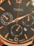 Модерен мъжки часовник YUEDU QUARTZ с кожена каишка перфектно състояние 38318, снимка 3