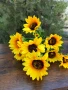 Изкуствени слънчогледи за декорация, снимка 1