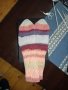 Детски ръчно плетени чорапи 