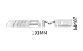 Нови метални емблеми ”AMG” за Мерцедес - 191 мм./20 мм. , снимка 2