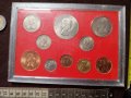 Лот,гланц,UNC,Англия,1965-67, Чърчил, монети, снимка 3