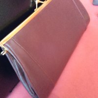 Нова ретро чанта ест.кожа цвят бордо, снимка 2 - Антикварни и старинни предмети - 28590263