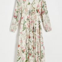 разкошна нова феерична романтична  рокля дълга елегантна рокля Reserved флорален принт цветя , снимка 5 - Рокли - 40186036