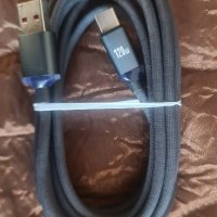 Кабел за зареждане 2м - 120w , Type A - Type C , снимка 1 - USB кабели - 43552248