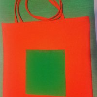 Промоция! Текстилна чанта в модерен оранжев цвят, снимка 2 - Чанти - 40173688