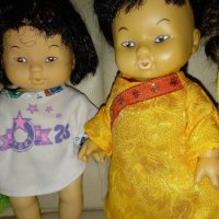 Малки азиатски кукли, снимка 3 - Кукли - 39266290