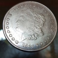 Монета  1921 1$, снимка 1 - Нумизматика и бонистика - 27804243